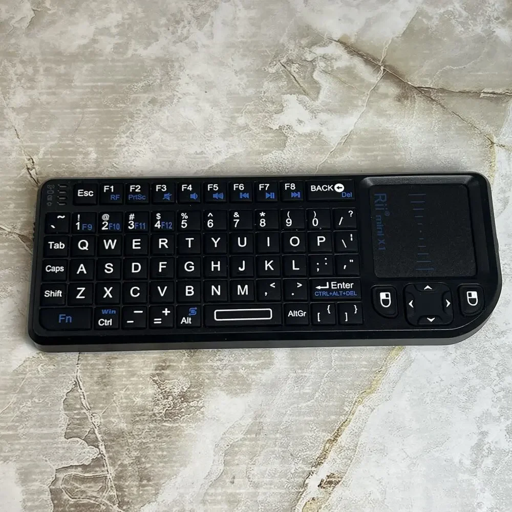 Rii RT-MWK01 Mini X1 Keyboard FOR PARTS or REPAIR - UNTESTED